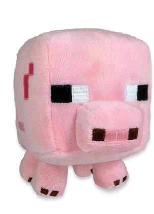 Мягкая игрушка Minecraft «Поросенок» Baby Pig 16 см