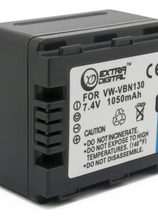 Аккумулятор для Panasonic VW-VBN130, Li-ion, 1050 mAh – ExtraD...