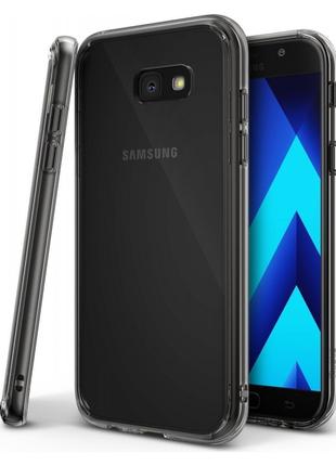 Чехол для Samsung Galaxy A3 2017 Duos SM-A320 Smoke Black (RCS...