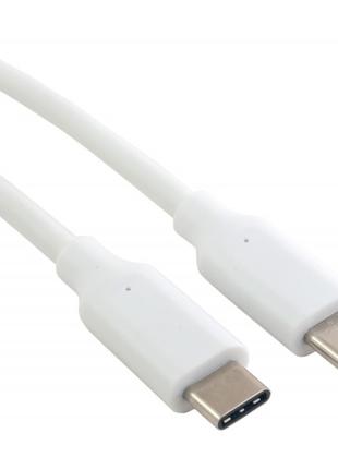 Кабель USB Type C – USB Type C, 1,0 метра, PVC, 28 AWG – Extra...