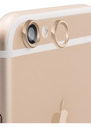 Защита для камеры и кнопки Touch ID iPhone 6/6S (Gold) – JCPAL