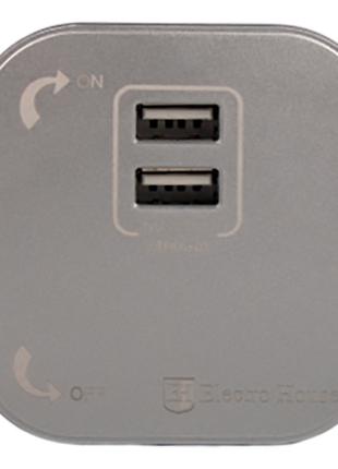 Розетка 2-я USB Pandora 2A IP40