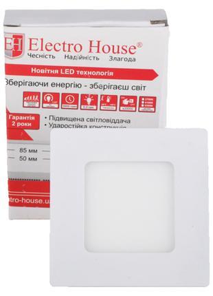 LED панель квадратна 3W 4100К 270Lm 85х85мм