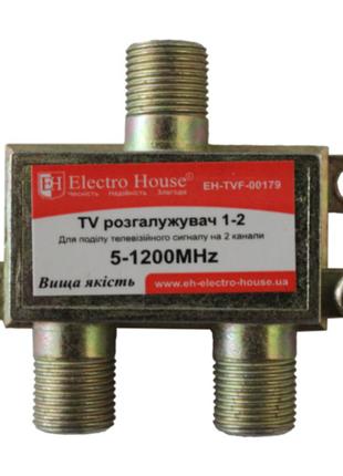 ТВ Разветвитель 1-2 EH-TVF-00179