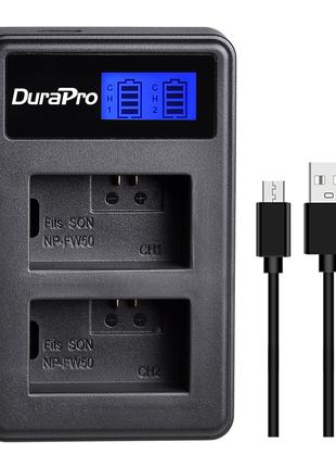 Двойное USB зарядное устройство NP-FW50 для Sony