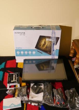 Графический монитор планшет HUION GT-190 19" Wacom полный комп...