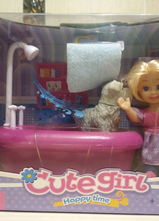 Лялька з ванною.