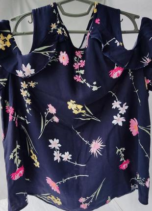 Жіноча блузка з принтом/dorothy perkins, размір uk14/eur42