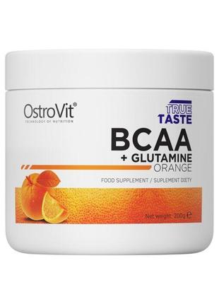 Аминокислоты Ostrovit BCAA + Glutamine 200 грамм