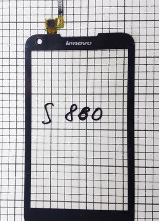 Тачскрин Lenovo S880 сенсор для телефона черный