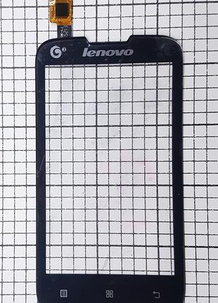 Тачскрин Lenovo A300T сенсор для телефона черный
