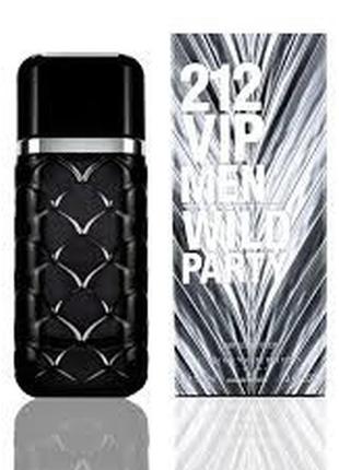 Carolina herrera 212 vip men wild party edt 100ml (лиц.)