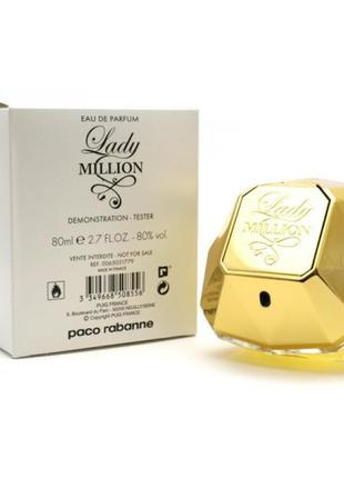 Paco rabanne lady million edp 80ml  tester