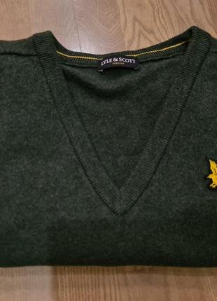 Мужской свитер lyle and scott джемпер кофта