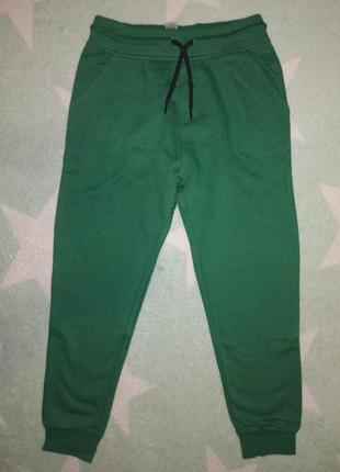 Зеленые теплые штаны