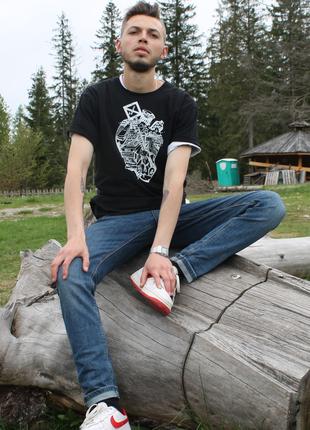 Футболка из 100% хлопка молодежного бренда одежды"White_Zebra"