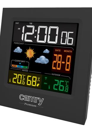 Метеостанция домашняя с часами Camry CR 1166