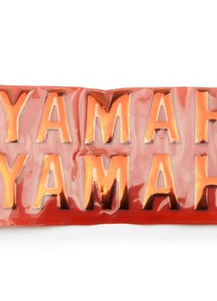 Наклейки Yamaha 3D силикон цвет красные серебро