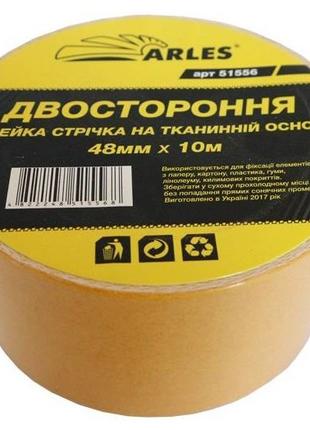 Двухсторонний скотч на тканевой основе 48*10 м Arles