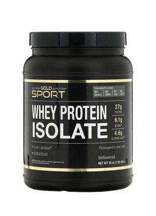 California Gold ,SPORT,BCAA изолят сывороточного протеина,454 г