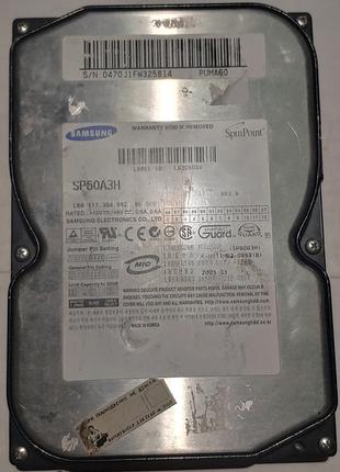 Жесткий диск 3,5 IDE Samsung SP60A3H 60ГБ