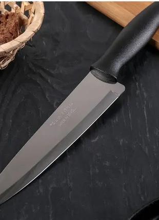 Нож поварской Tramontina Athus black 23084/107 (17,8 см)