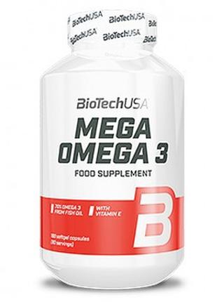 Риб'ячий жир MEGA OMEGA 3 BioTech USA 90 капсул