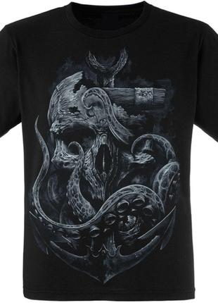 Футболка Skull, Tentacles, Anchor