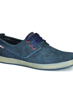 Кожаная обувь Color Синие Blue (40-43)