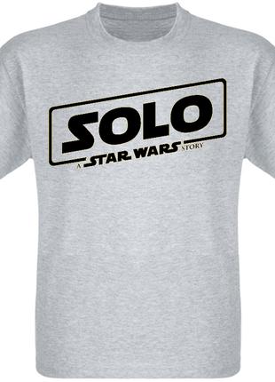 Футболка Solo: A Star Wars Story - Black Logo (меланж)