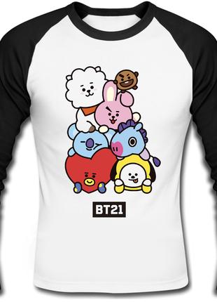 Футболка с длинным рукавом BTS Bangtan Boys "BT21"