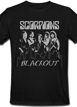Футболка Scorpions Blackout - Band (чёрная)