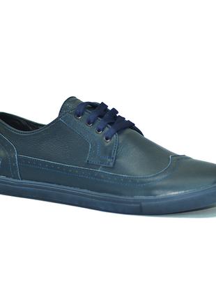 Кожаная обувь CR-7 Синие Dark Blue (40-43)