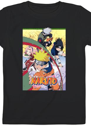 Детская футболка Naruto (черная)