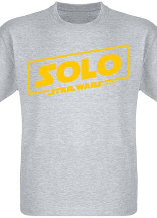 Футболка Solo: A Star Wars Story - Logo Yellow (меланж)