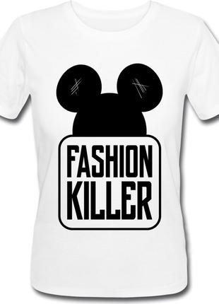 Женская футболка Fashion Killer (белая)