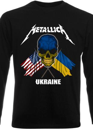 Футболка з довгим рукавом Metallica - Ukraine (чорна)