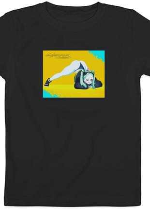 Детская футболка Rebecca-(Edgerunners) (черная)