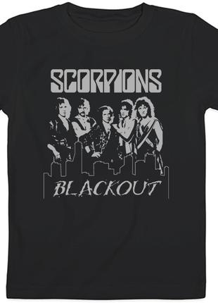 Детская футболка Scorpions Blackout - Band (чёрная)