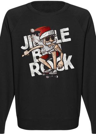 Чоловічий новорічний світшот Jingle Bell Rock (чорний)