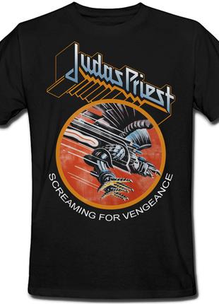 Футболка Judas Priest - Screaming For Vengeance (чорна)