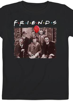 Детская футболка Friends - Horror (чёрная)