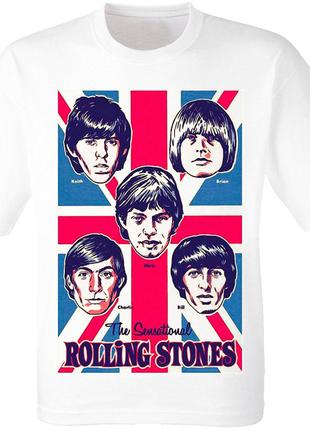 Футболка The Rolling Stones (белая)