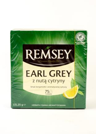 Чай чорний з цитрусом Remsey 75 пакетиків (Польща)