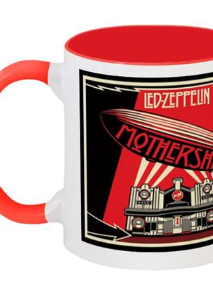 Кружка Led Zeppelin - Mothership (красная)