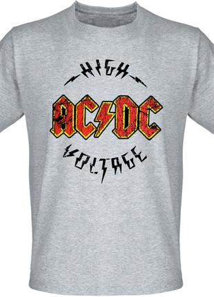Футболка AC/DC - High Voltage (меланж)