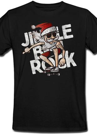 Футболка новорічна Jingle Bell Rock (чорна)