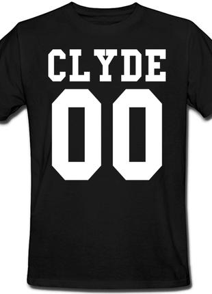 Мужская именная футболка CLYDE (принт спереди) [Цифры можно ме...