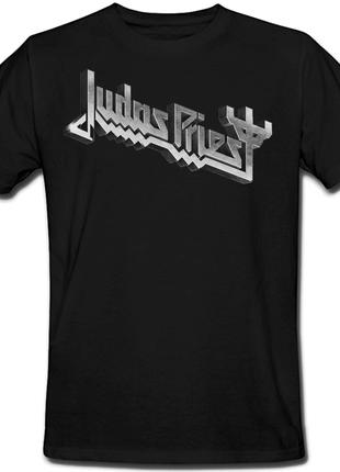Футболка Judas Priest - Grey Logo (чёрная)