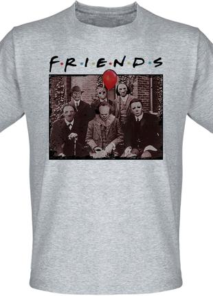 Футболка Friends - Horror (меланж)